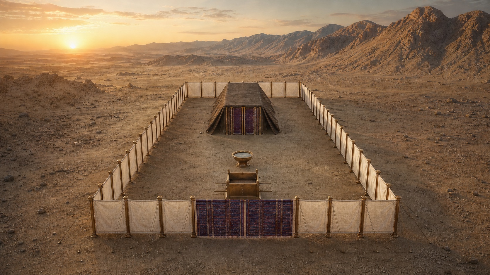 Reconstrucción del tabernáculo en el desierto