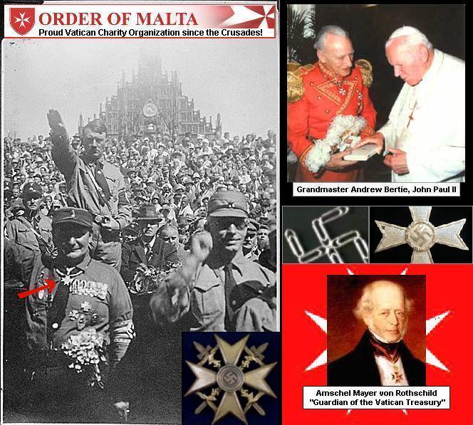 Documento conspirativo con símbolos templarios