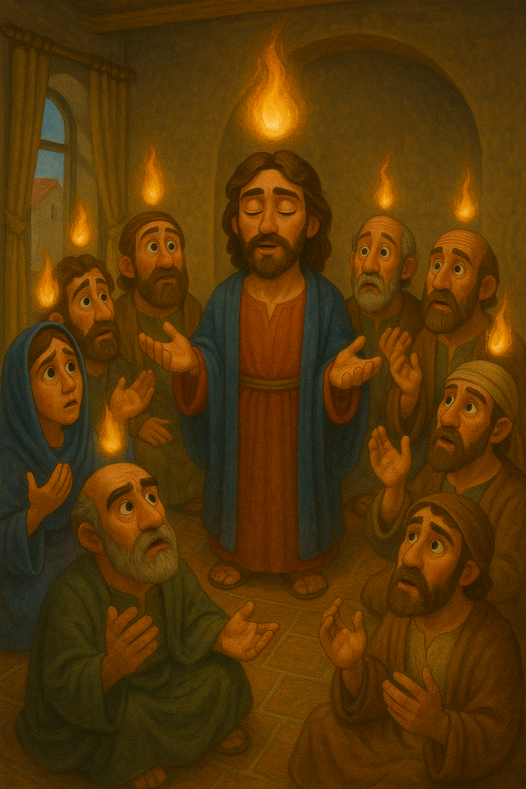Representación de Pentecostés