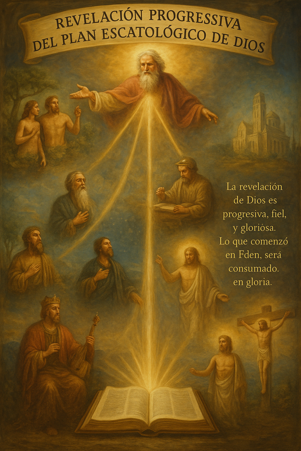 Diagrama de la revelación profética progresiva